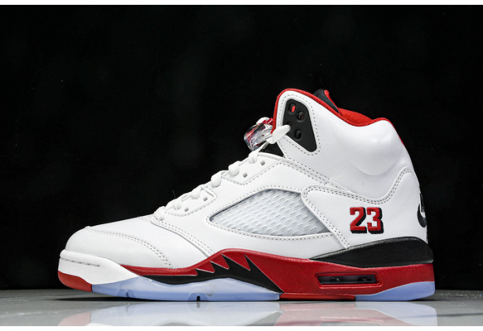 Air Jordan 5 “Fire Red Black Tongue” HQ7978-101