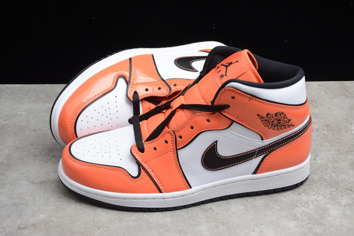 air jordan 1 mid “turf orange” dd6834-802