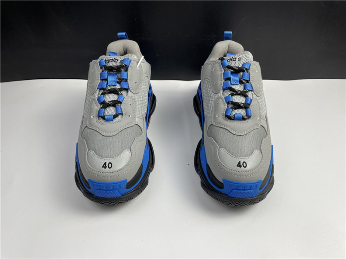 bl triple s trainers sneakers silver 051318