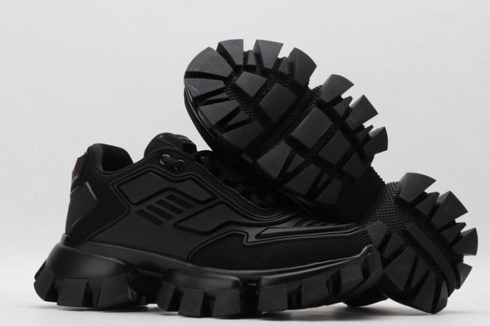 PRAD BLACK SNEAKERS