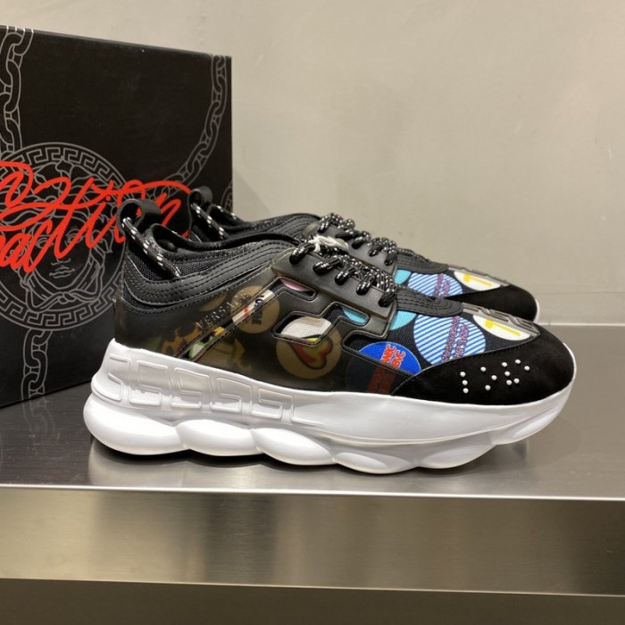 vse chain reaction black sneaker