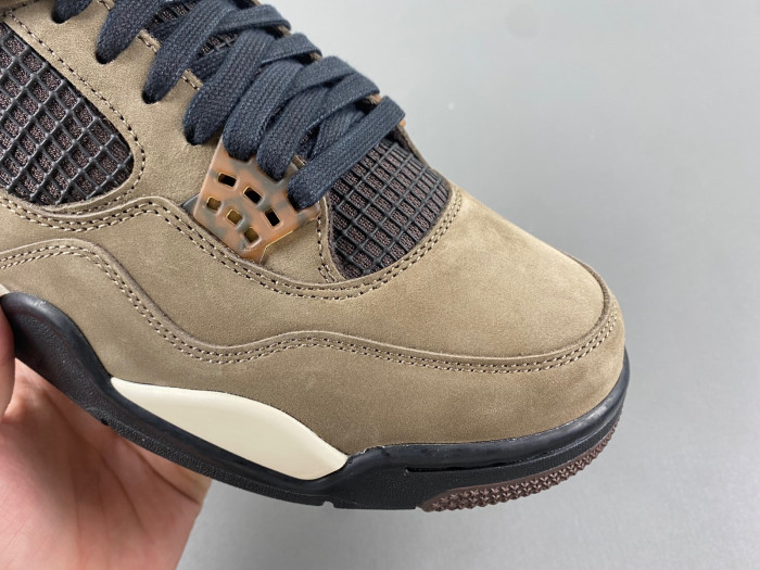 travis scott x air jordan 4 retro brown aj4-882335