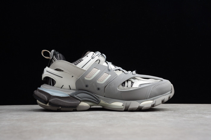 (led) bl tess s. gomma trek light low sneakers grey white h903p0422